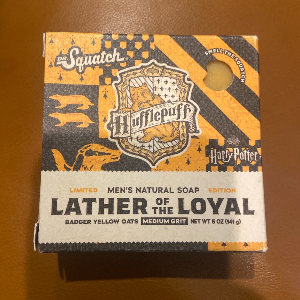Dr. Squatch Hufflepuff Lather of the Loyal Soap - Yellow